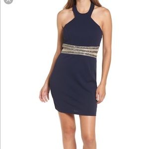 Beautiful embellished sleeveless dress size 3